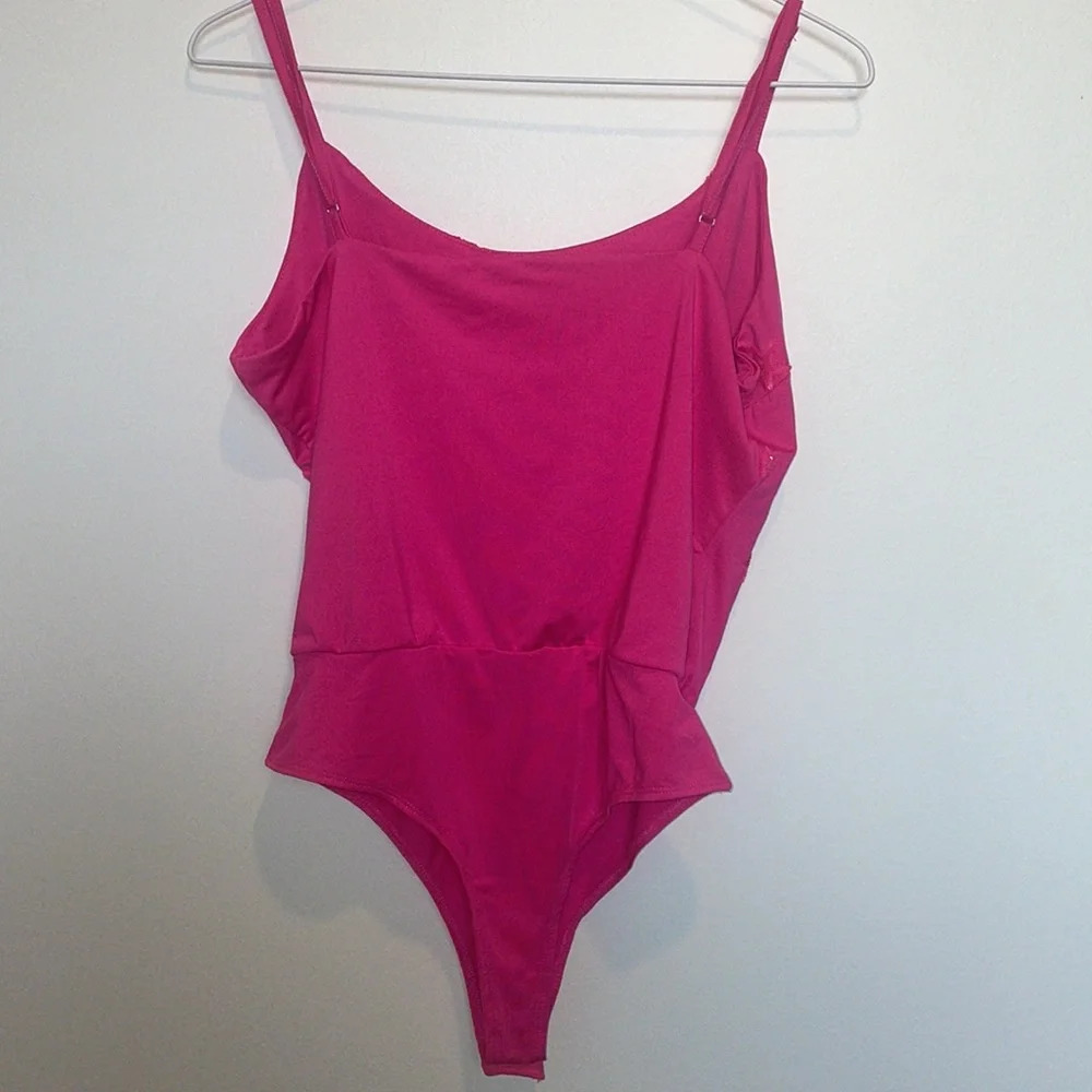 Hot Pink Sequin Star Bodysuit - Picture 3 of 3
